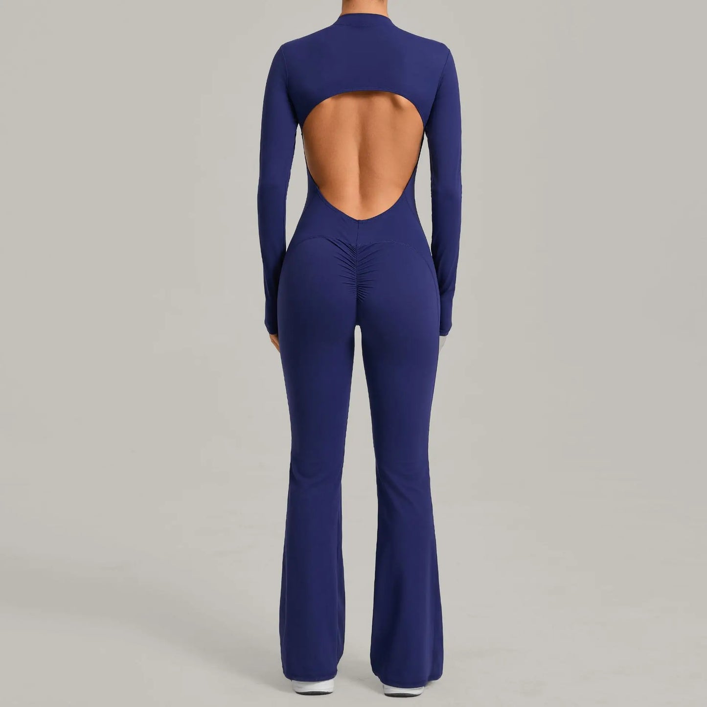2026 Pad Zipper Long Sleeve Yoga Set Women One Piece Jumpsuit Gym Workout Shorts Fitness Bodysuit Sports Athletic Suit XP358