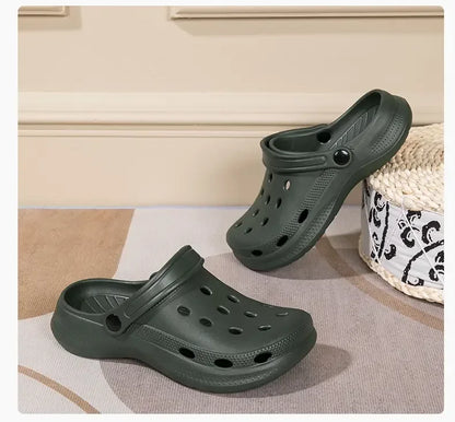 2026Summer Men Clogs Sandals Men's and Women's Leisure Slippers Beach Slides Home Garden Shoes Outdoor Sandals Plus Size46 47 48