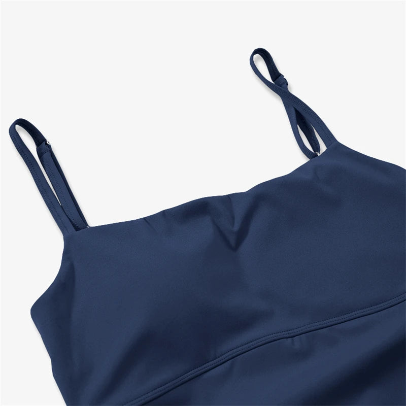One-Pieces Fitness Overalls Women's Gym Jumpsuits with Shorts Scrunch Butt Sports Rompers High Elastic Backless Workout Clothes