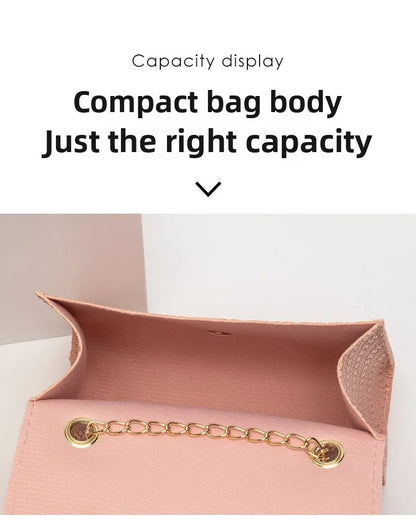 Leisure small square bag autumn and winter new women's bag wholesale simple handbag embossed chain bag cross-border bags