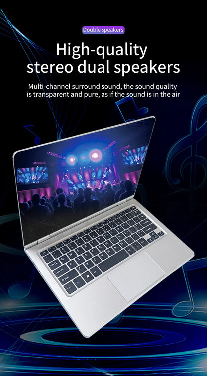 AKPAD 2 In 1 Laptop 11.6 Inch Touch Screen 8GB RAM 128GB 256GB 512GB 1TB SSD Intel N4020 Black Tablet PC Portable Notebook