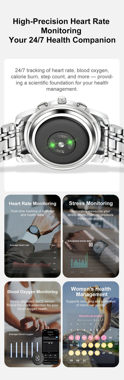 Watch AI Health Patch, Turn Any Watch Into A Smart Watch, Smart AI Health Detection Device for Regular Watches, Multi Functions