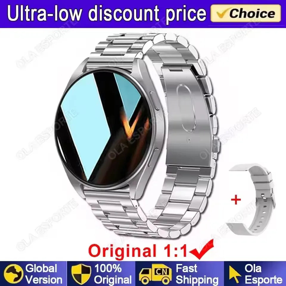 Smart Watch 1.77inch HD AMOLED Screen Bluetooth Call Health Monitor Smartwatch Men Women Fitness Sports Watches For Android IOS