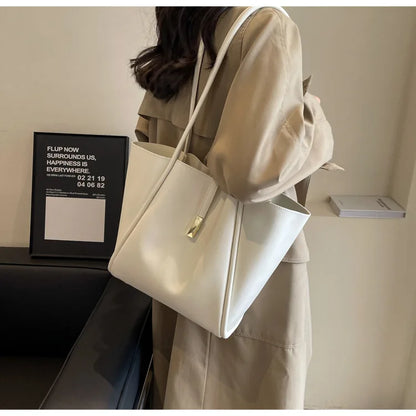 Branded Designer Shoulder Tote Bags For Women Soft PU Leather 2-IN-1 Big Capacity Shopper Tote Set 2025 Luxury Designer Handbags