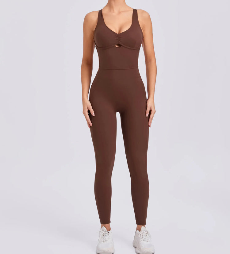 New Long Jumpsuits One Pieces Bodysuit Sexy Female Clothing Sport Fitness Overalls Sweatsuit Youthful Woman Clothes Black Body