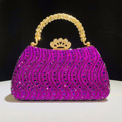 Elegant Purse Trend Luxury Designer Chain Shoulder Bag Women's Handbags Wallets Evening Bags for Wedding Bolso 2026 New Gift