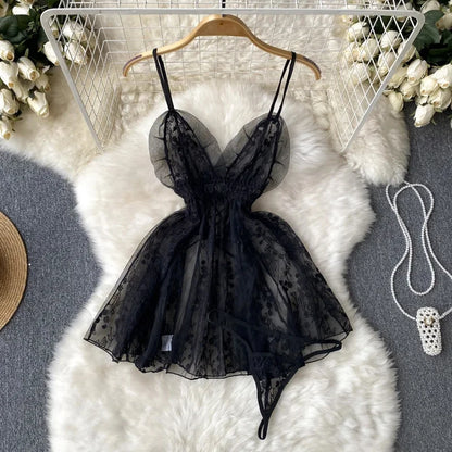Women Lace Patchwork Velour Strappy Catsuits Fashion One Piece Combination Rompers Erotic Fashion Sexy Bunny Bodysuits Cosplay