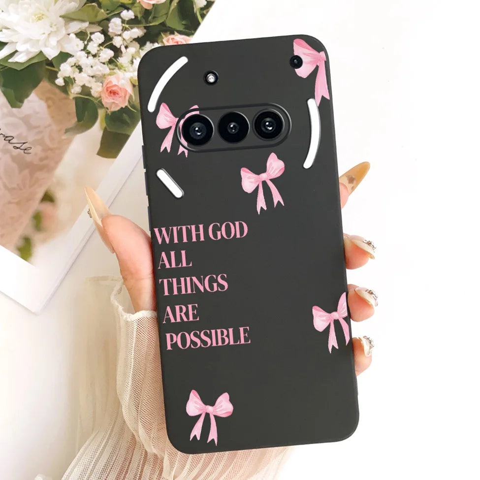 Casing For Nothing Phone (3a) A059 Cover For Nothing Phone 3a Case Silicone Cute Cat Fashion Butterfly Funny Painted