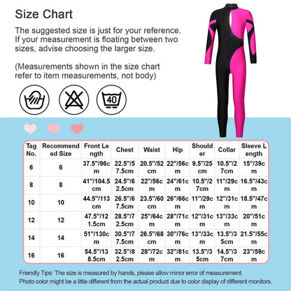 Kids Girls Long Sleeve Gymnastics Leotard Bodysuit Teens Gymnastics Jumpsuit for Girl Children Ballet Dance Costume Dancewear