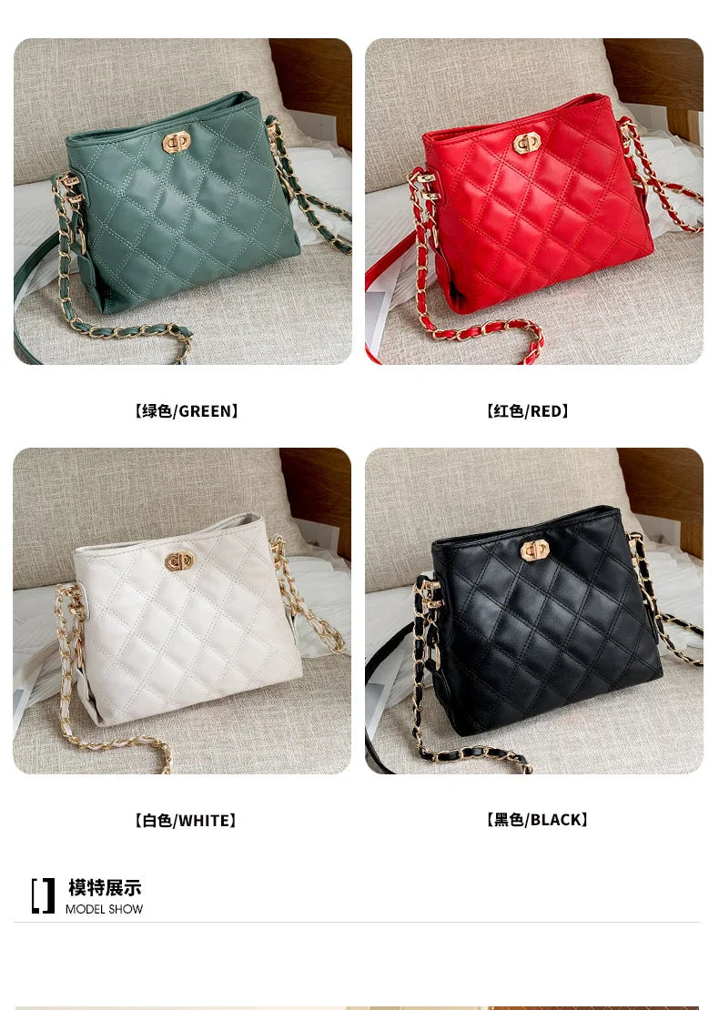Design Handbag Shoulder Bags for Women Small Luxury Crossbody Bag High Quality Soft Leather Purse New Ladies Small Square Bag
