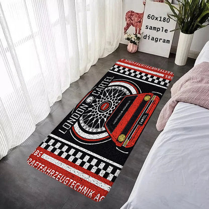 House Entrance Doormat BBS Wheel HubHallway Carpet Living Room Rugs Foot Carpets Bathroom Rug Floor Mats Non-slip Home Decor