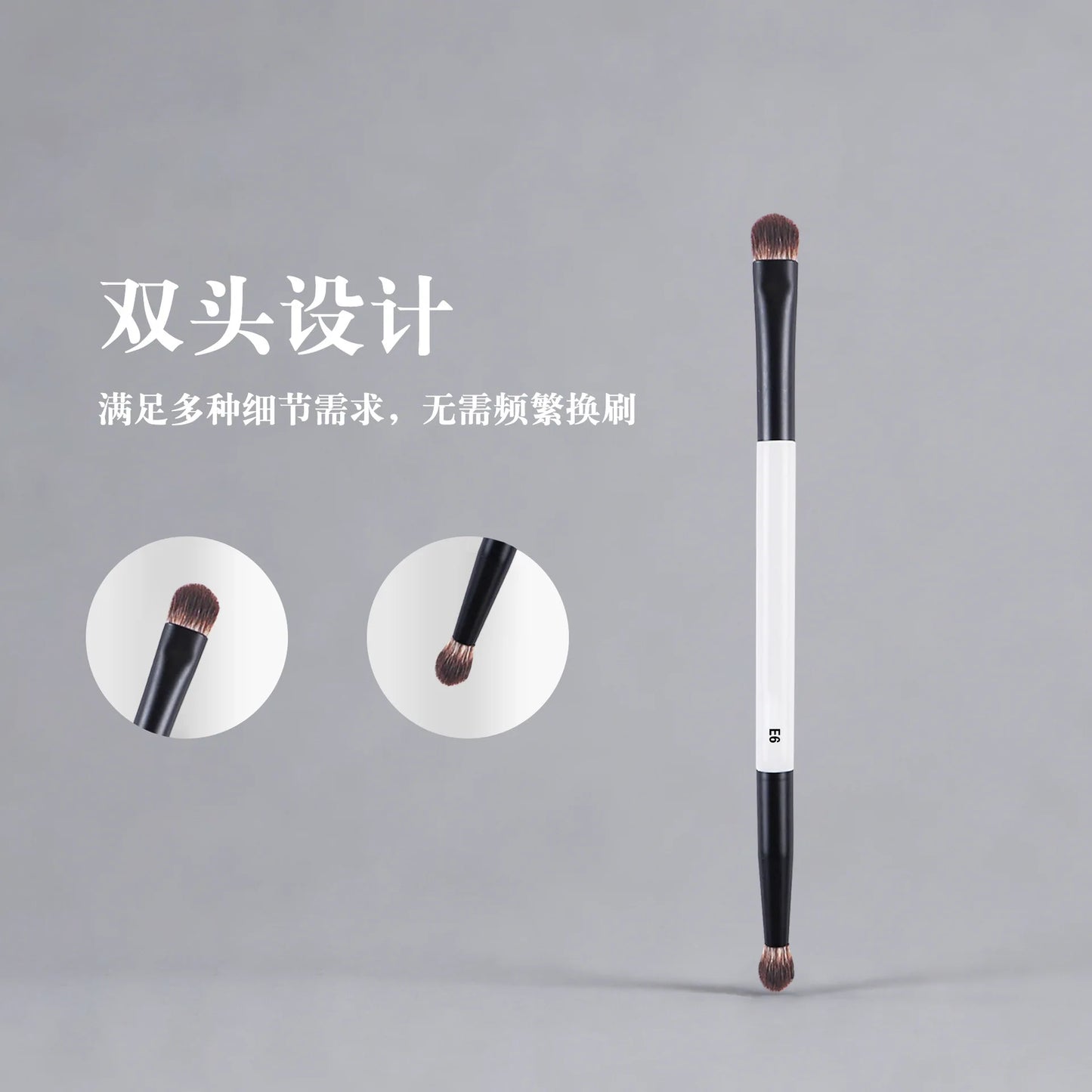 Dual-Ended Foundation Face Brush F4 Powder F1 Blush Contour F2 Makeup Brushes with Box Packaging