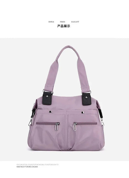 Tote Bag Handbag Shoulder Bag for Women Nylon Waterproof Large Capacity Shopping CrossBody Bag Ladies Messenger Bags Handbags