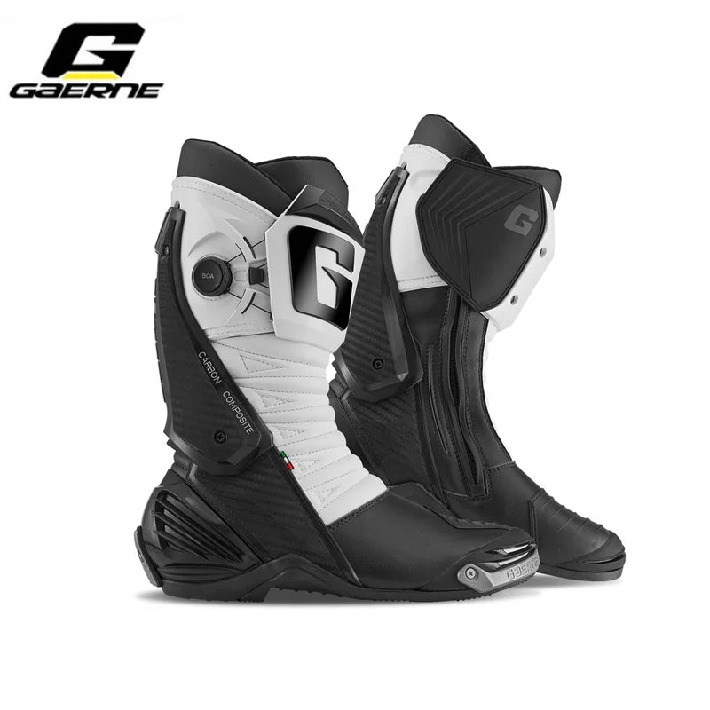 GAERNE GP1 LS Off-Road Motorcycle Botas Professional Track Riding Boots Waterproof Racing Anti-Collision for Rally Race Shoe