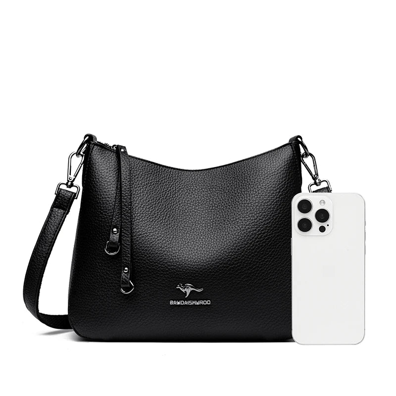 Luxury Leather Large Capacity Handbags Women Bags Designer Tote Bag Shoulder Crossbody Sac Ladies Shopping Messenger Bags