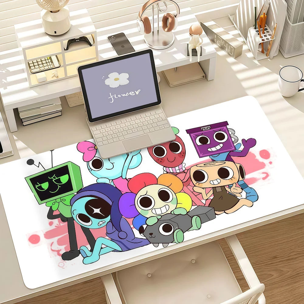 Game D-Dandys W-world Gourdy Mouse Pad Anti Slip Rubber Edge Locked Thickened Laptop Gaming Desk Mat