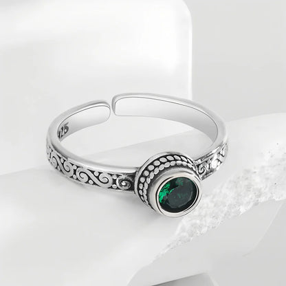 VENTFILLE 925 Sterling Silver Geometric Multilayer Round Bead Ring Female Fashion Punk Temperament Prevent Allergy Charm Jewelry