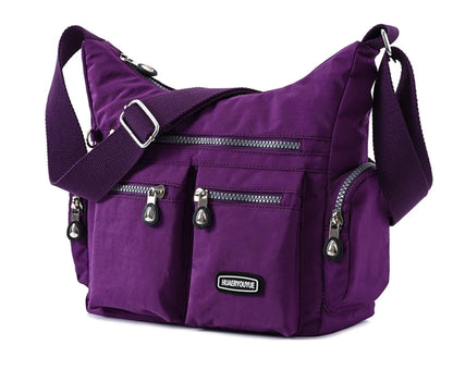 Women's Shoulder bag Nylon Female Travel Handbag Ladies Messenger Bag light CrossBody Bag High-grade Wear-resistant fabric