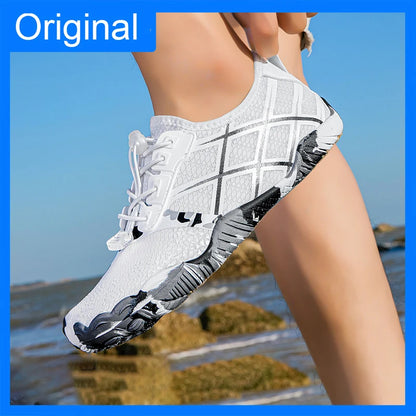 Couple Sandals Quick Dry Beach Barefoot Water Shoes Summer Outdoor Multi-Functional Boating Surfing Five-finger Wading Sneakers