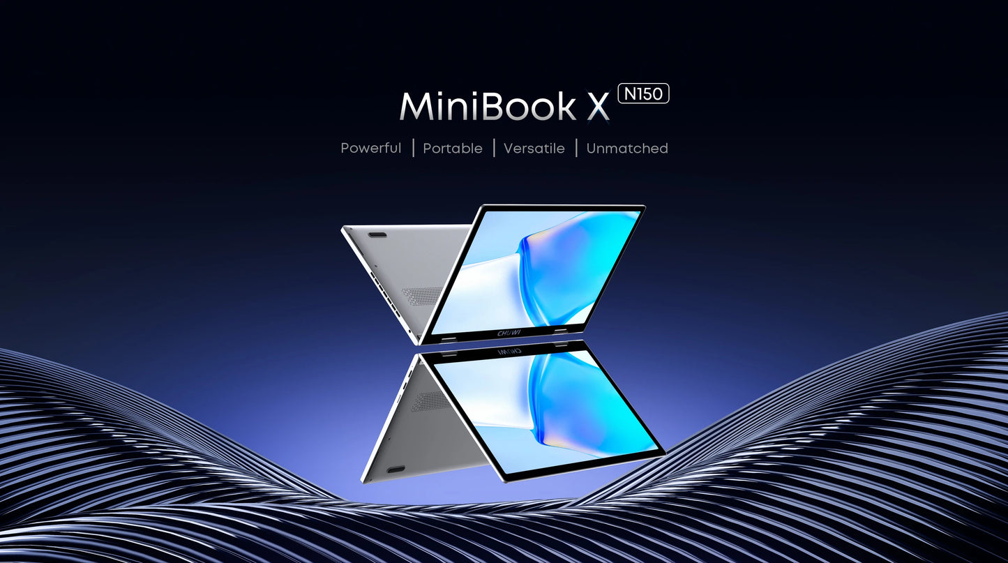 CHUWI MiniBook X Laptop Tablet 2 In 1 Intel N150/N100 10.51" FHD IPS Screen 16GB / 12GB RAM LPDDR5 512G SSD Windows 11 Notebook
