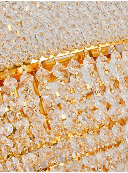 Luxury Crystal Chandeliers Home Decorate Ceiling Chandelier Lustre Duplex Loft Pendant Lights for Living Dining Room Żyrandol