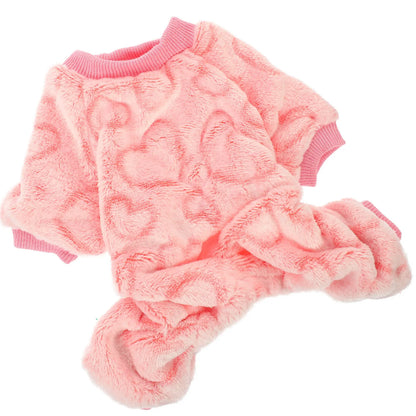 Dog Winter Jumpsuit Wear-Resistant Puppy Clothes Warm Small Dog Clothing Creative Design Outdoor Walking Jogging