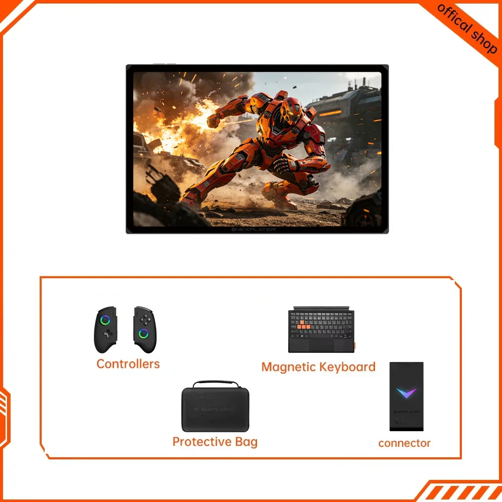 OneXplayer X2 3-in-1 Gaming Laptop Intel Arc G3 Extreme 48GB+1TB 10.9 Inches LTPS 120Hz Gaming PC Handheld Console Tablet 65Wh