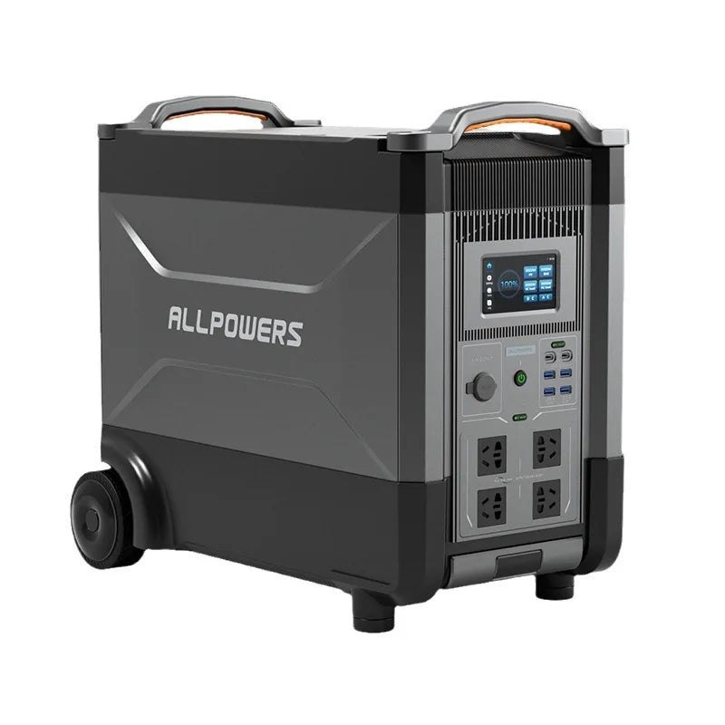 4000W Portable Power Station 2880Wh LiFePO4 Solar Generator Home Backup Battery Emergency Power Supply