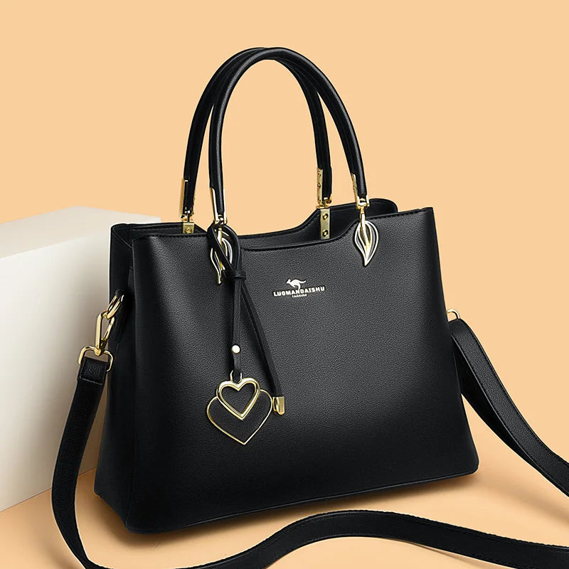 2023 Luxury Women Designer  Shoulder Crossbody  Fashion Ladies Large Capacity Leather Handbag Shopper Brand Messenger Totes