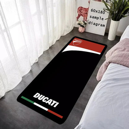 New Arrival Ducati Logo Motorcycle Floor Mat Non-Slip Garage Carpet for Bike