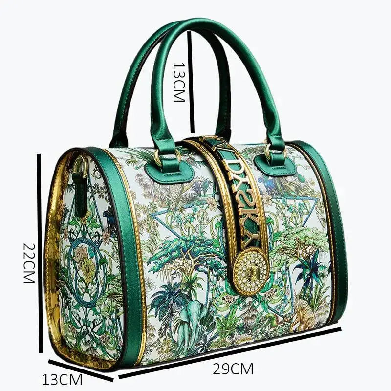 2026 Ladies Hand Bag Classic Geometric Pattern Large-capacity Pillow Handbags Women's Totes Microfiber Messenger Shoulder Bag