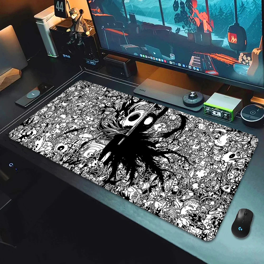XXL New Game Wallpaper Hollow Knight Mousepad Laptops Keyboard Pad Mouse Pad Carpet Computer Accessories Non-slip Cool Desk Mats