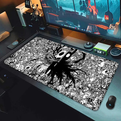 XXL New Game Wallpaper Hollow Knight Mousepad Laptops Keyboard Pad Mouse Pad Carpet Computer Accessories Non-slip Cool Desk Mats