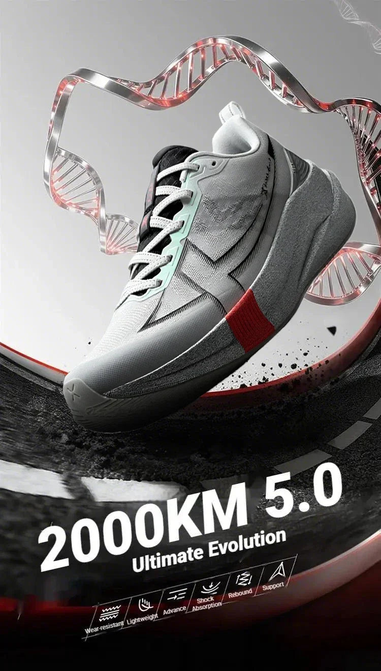 XTEP 2000km 5.0 Professional Marathon Running Shoes Cushioned Breathable Lightweight Youth Sports Shoes 874119110023