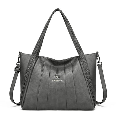 Genuine Brand Leather Women Handbag Luxury Designer Shoulder Crossbody Bags Ladies Purse Messenger Tote Bag Female Commuting Bag