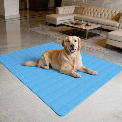 KEMORELA 2026 Ice Cool Upgrade Dog Cooling Mat Summer Pet Cold Bed Extra Large For Small Big Dogs Pad Breathable Pet Cold Bed