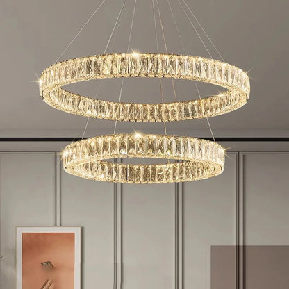 Luxury Crystal Chandeliers Dining Table Light Chandelier Ceiling Light Fixtures Lighting for Living Room Chandeliers Lights Lamp