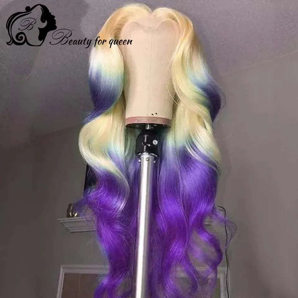 HD Transparent Lace Frontal Wig Brazilian Hair Pre Plucked Wigs With BabyHair Remy Lace Front Wig 180% Wigs For Women Human Hair