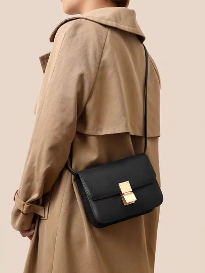 Luxury Designer Tofu Bags Square Bag One Shoulder Crossbody Bag Fashion Handbags Top Quality Genuine Leather Women's Bag Chic