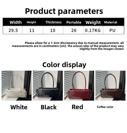 New Solid Color Women's Handbag Soft Pu with Knot Shoulder Bag Underarm Bag Lady Designer Bags Luxury Bolsa Feminina handbags