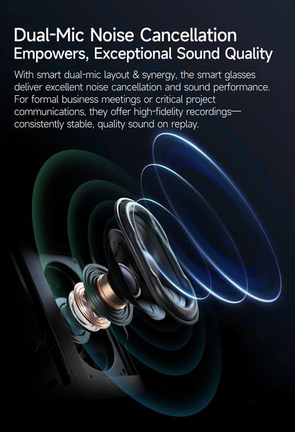 AI Smart Glasses Camera 2026 Bluetooth Headphones Translator Sunglasses Touch Control Photochromic Anti Blue Light Eyeglasses