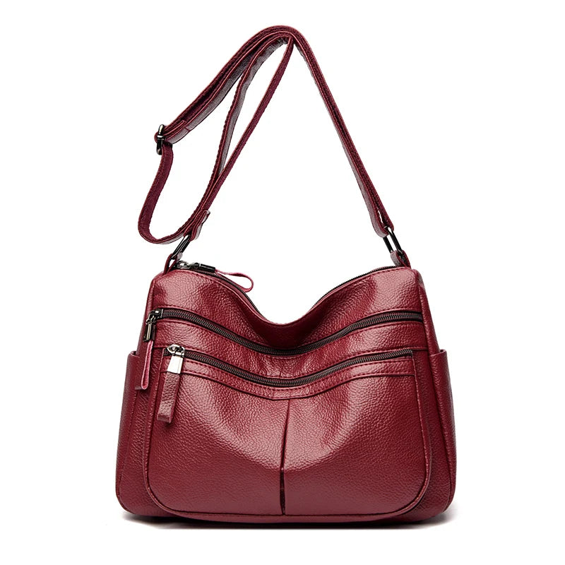 High Quality Genuine Leather Ladies Bags Fashion Purses And Handbags Famous Designer Crossbody Shoulder Bag For Women Sac A Main