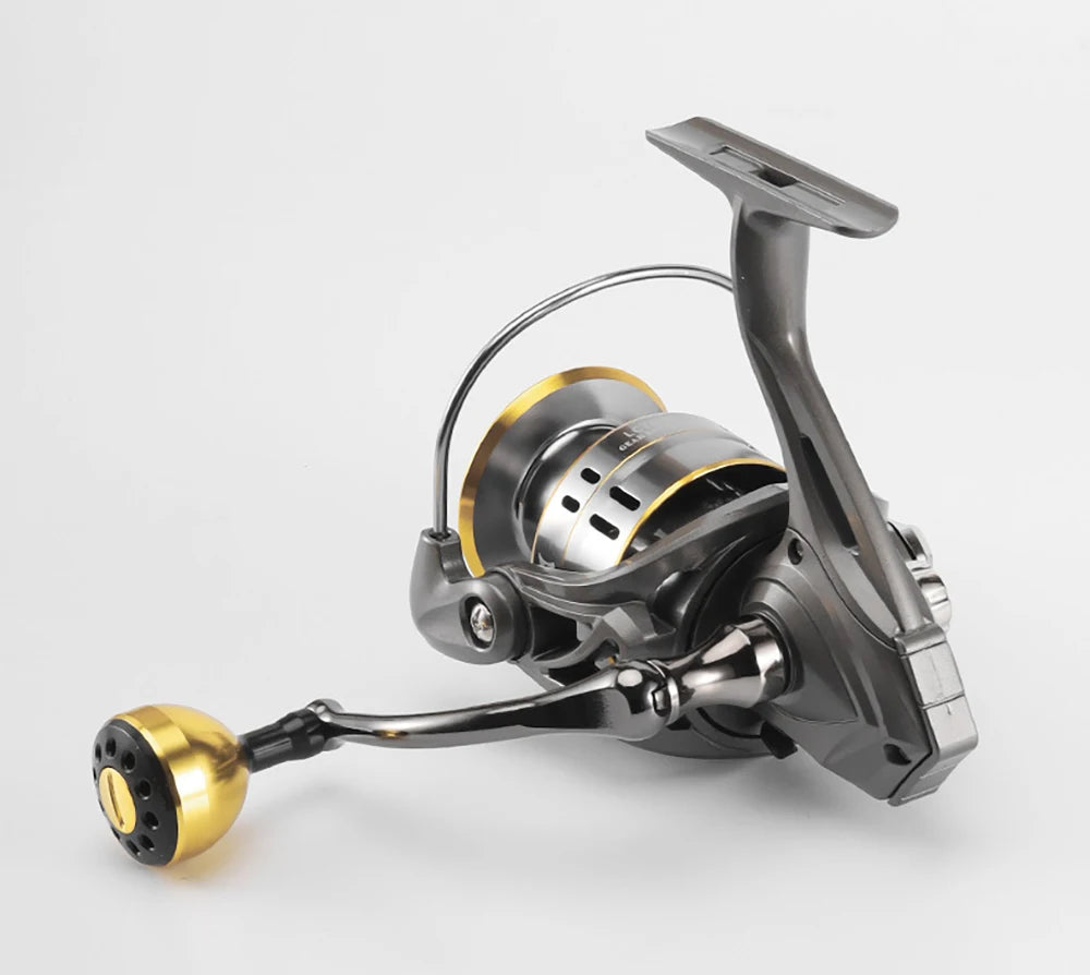 New Fishing Reel, Max Drag 30KG Right/left Inter-Changeable Handle Spinning Reel Gear 5.2:1 Ratio No-gap High Speed Fishing Reel