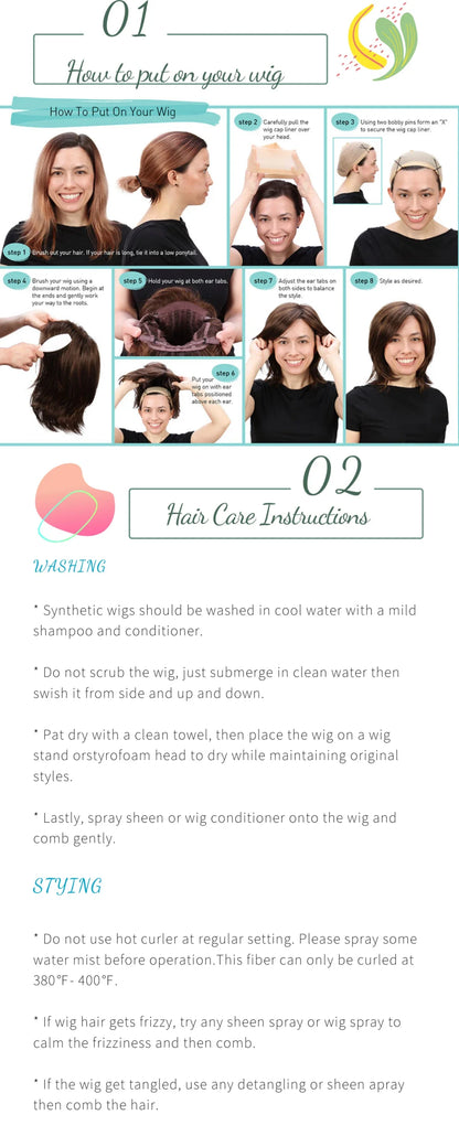 Body Wave ce Front Synthetic Wigs,Long Glueless Lace Front Wig with Pre Plucked Natrural Hairline and Baby Hair