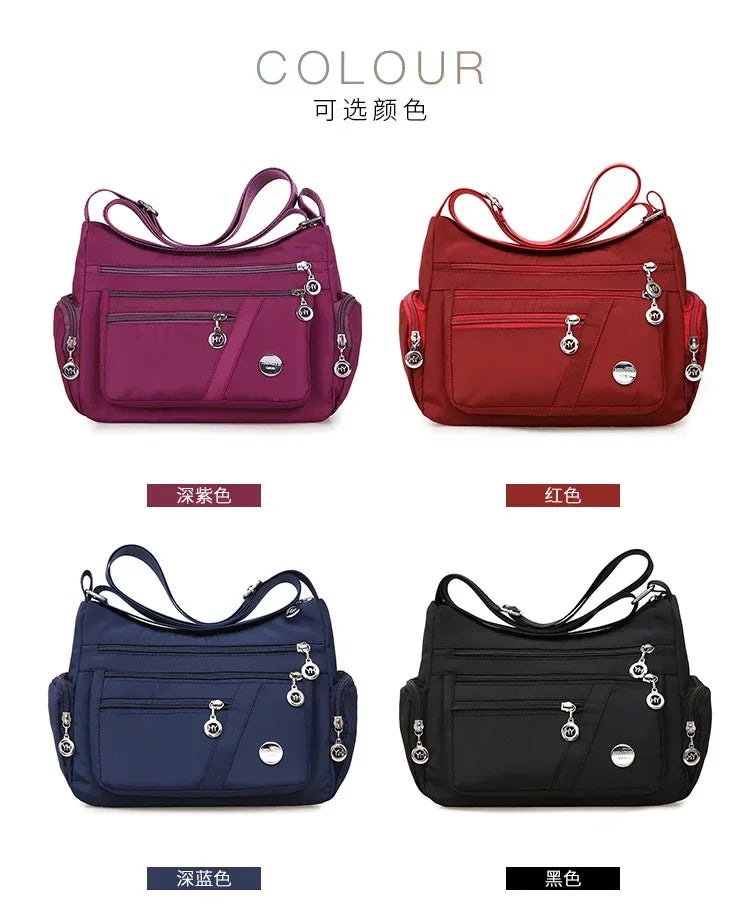 Fashion Casual Crossbody Shoulder Bag Women Bag Nylon Waterproof Messenger Bags For Lady Handbags High Quality Multifunctional