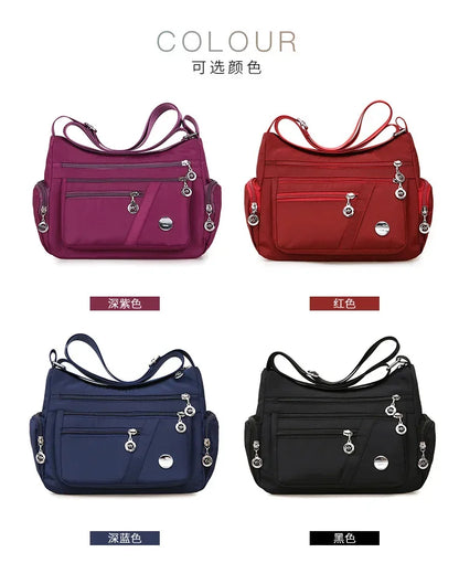 Fashion Casual Crossbody Shoulder Bag Women Bag Nylon Waterproof Messenger Bags For Lady Handbags High Quality Multifunctional