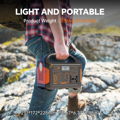 Gaiaray 300W 500W 460.8Wh Portable Power Station Solar Generator AC 110V Emergency Power Plant Power Bank for Home Camping RV