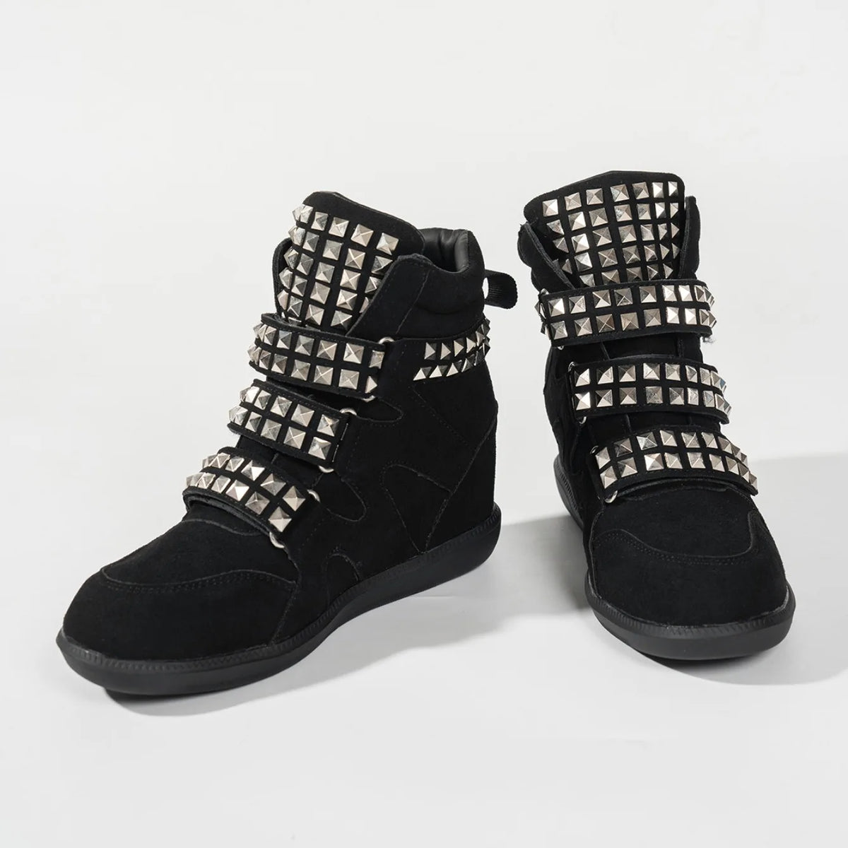 2026 New Studded Buckled Women Ankle Boots Trend Cool Punk High Heels Booties Soft Fashion Causal Dress Party Shoes for Women
