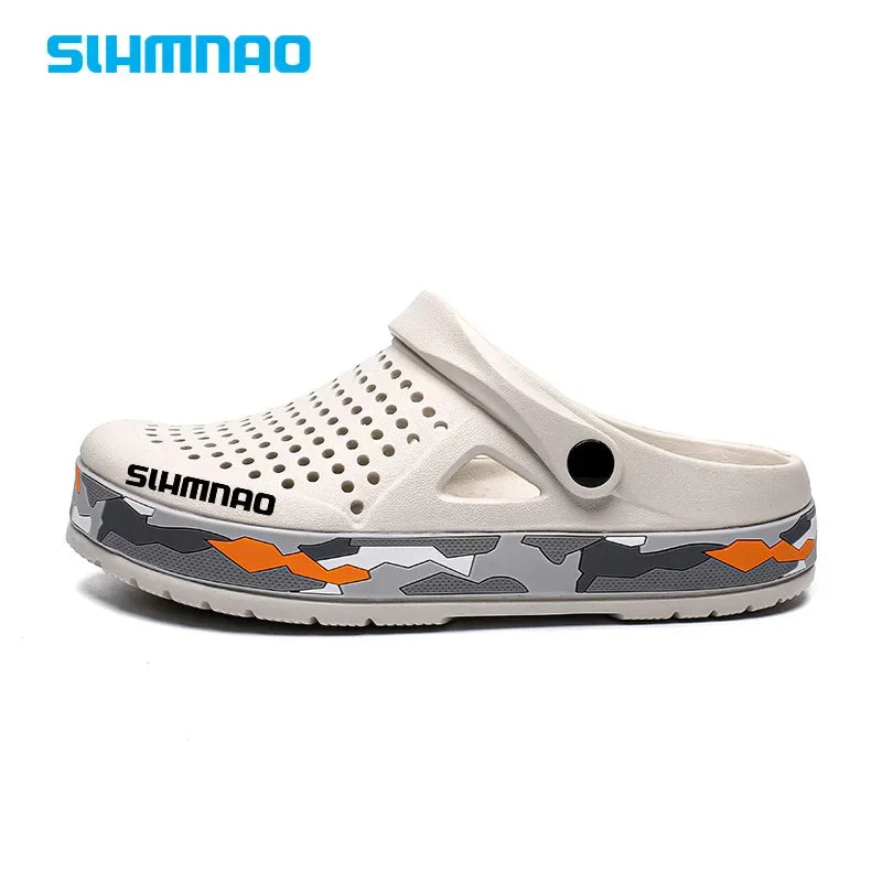 2025 Summer Outdoor Beach Casual Sandals, Lightweight and Breathable Household Shoes, Anti Slip and Breathable Fishing Slippers