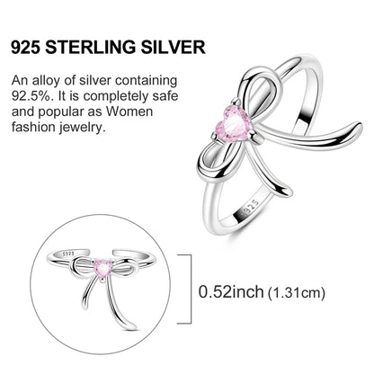 Original 925 Sterling Silver Ring Sun Star Moon Love Bowknot Sunflower Ring For Women Wedding Anniversary Ring Jewelry Gift
